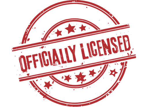 Officially licensed badge
